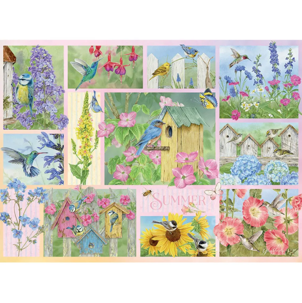 Cobble Hill Garden Birds in Summer Puzzle 500pcs