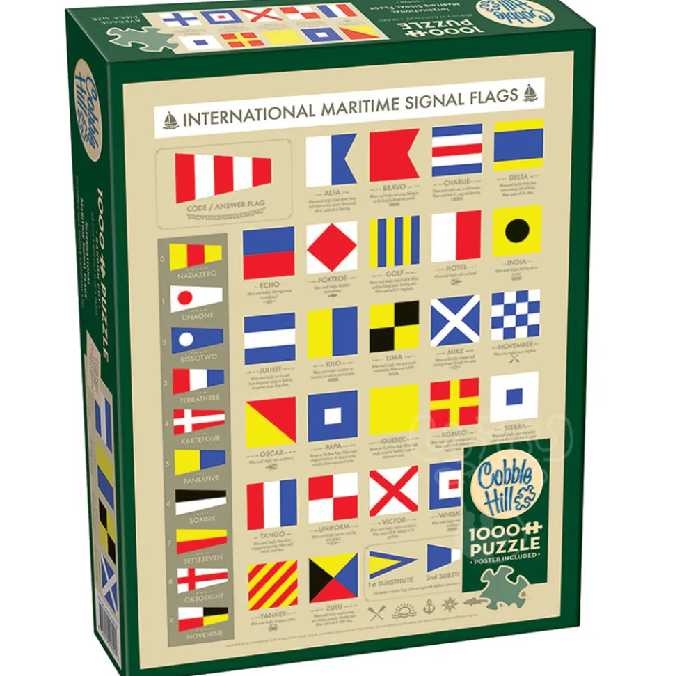 Cobble Hill International Maritime Signal Flags Puzzle 1000pcs