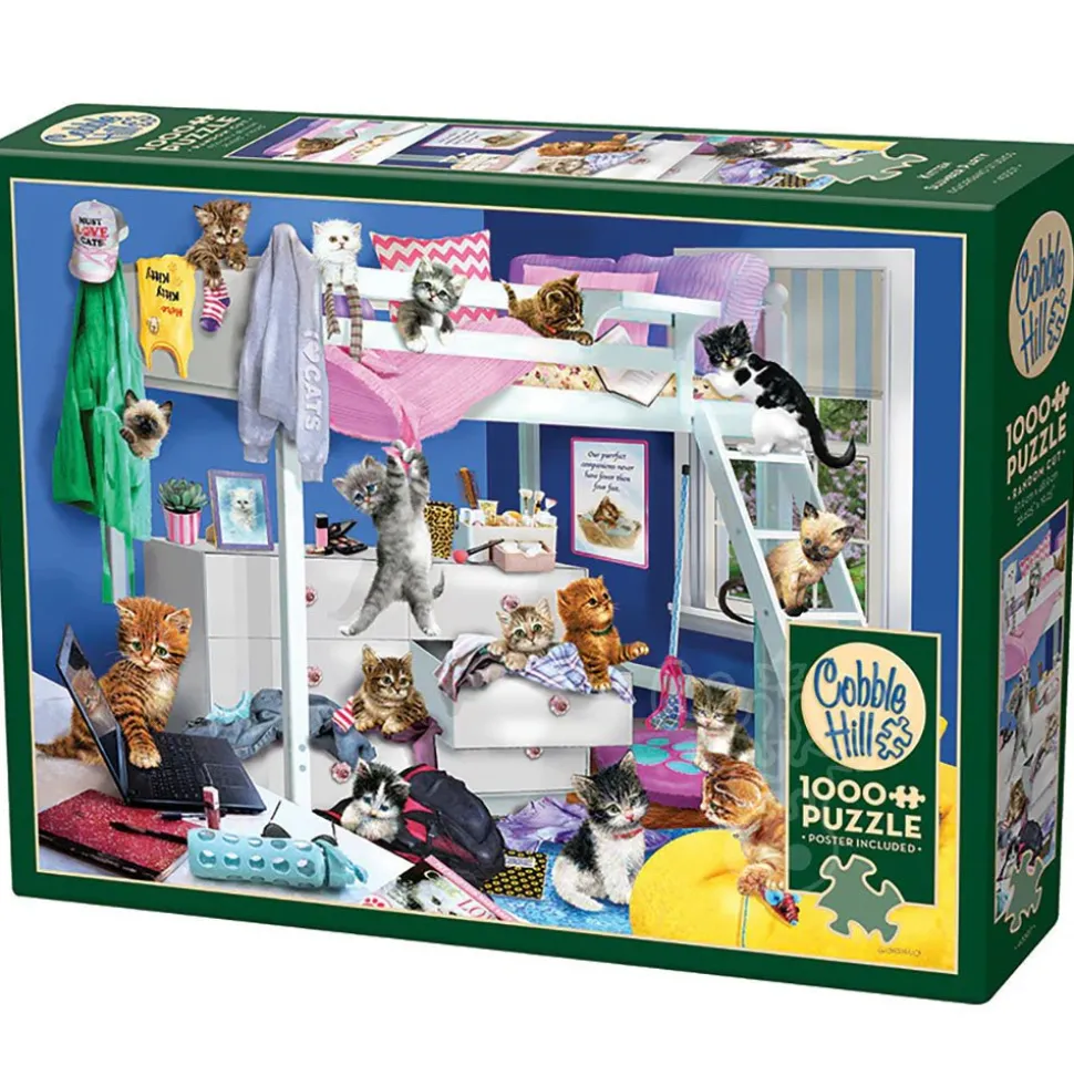 Cobble Hill Kitten Slumber Party Puzzle 1000pcs