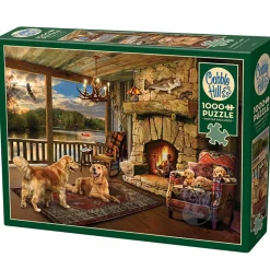 Cobble Hill Lakeside Cabin Puzzle 1000pcs