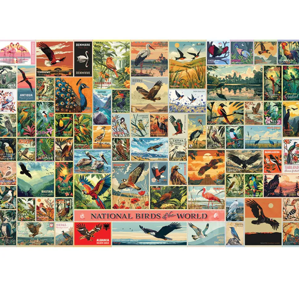 Cobble Hill National Birds of the World Puzzle 2000pcs