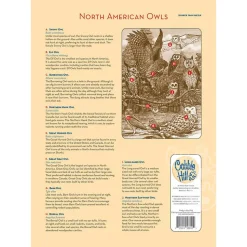 Cobble Hill North American Owls Tray Puzzle 35pcs