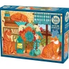 Cobble Hill Pumpkin Patch Cats Puzzle 500pcs