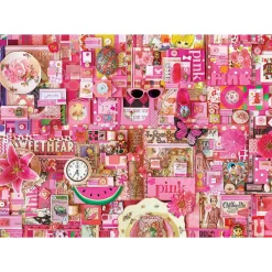 Cobble Hill Rainbow Collection Pink Puzzle 1000pcs