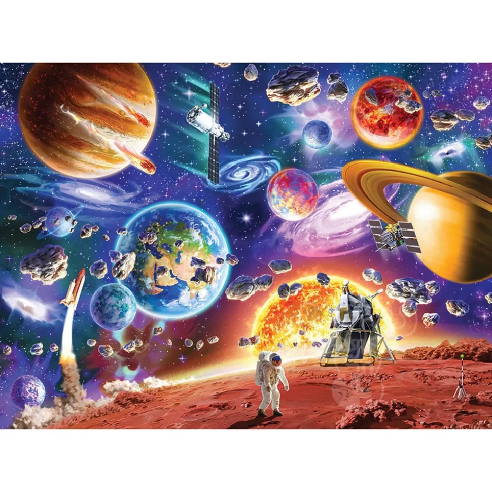 Cobble Hill Space Travelers Family Puzzle 350pcs