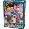 Cobble Hill Spring Birdhouse Puzzle 500pcs