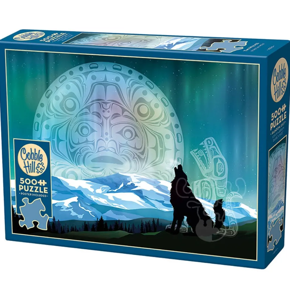 Cobble Hill Two Wolves Puzzle 500pcs