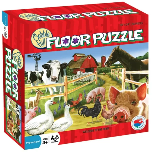 Cobble Hill Welcome to the Farm Floor Puzzle 36pcs