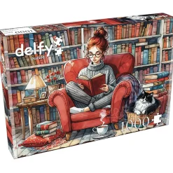 Delfy Cozy Reading Time Puzzle 1000pcs