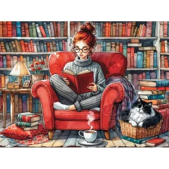 Delfy Cozy Reading Time Puzzle 1000pcs