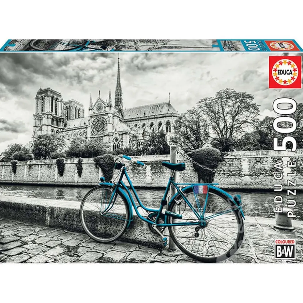 Educa Bike Near Notre Dame Puzzle 500pcs