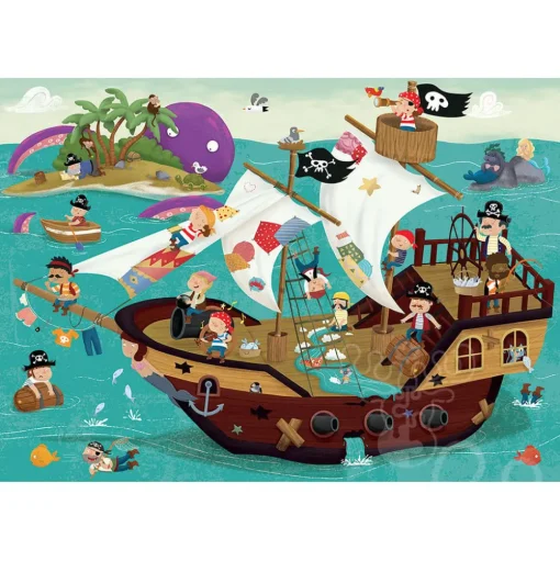 Educa Detectives: Pirates Puzzle 50pcs