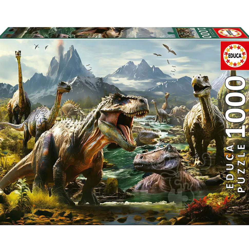 Educa Fierce Dinosaurs Puzzle 1000pcs