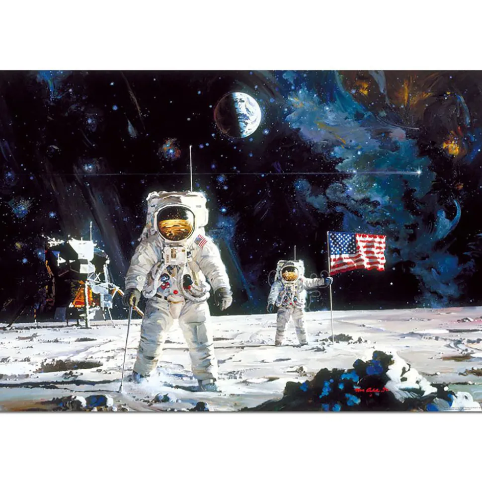 Educa First Men on the Moon Puzzle 1000pcs