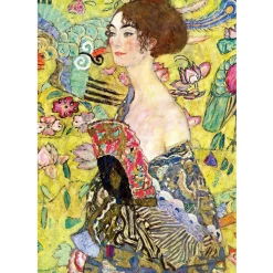 Educa Lady With A Fan, Gustav Klimt Puzzle 1000pcs