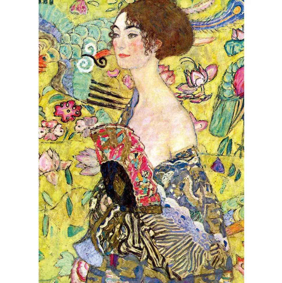 Educa Lady With A Fan, Gustav Klimt Puzzle 1000pcs