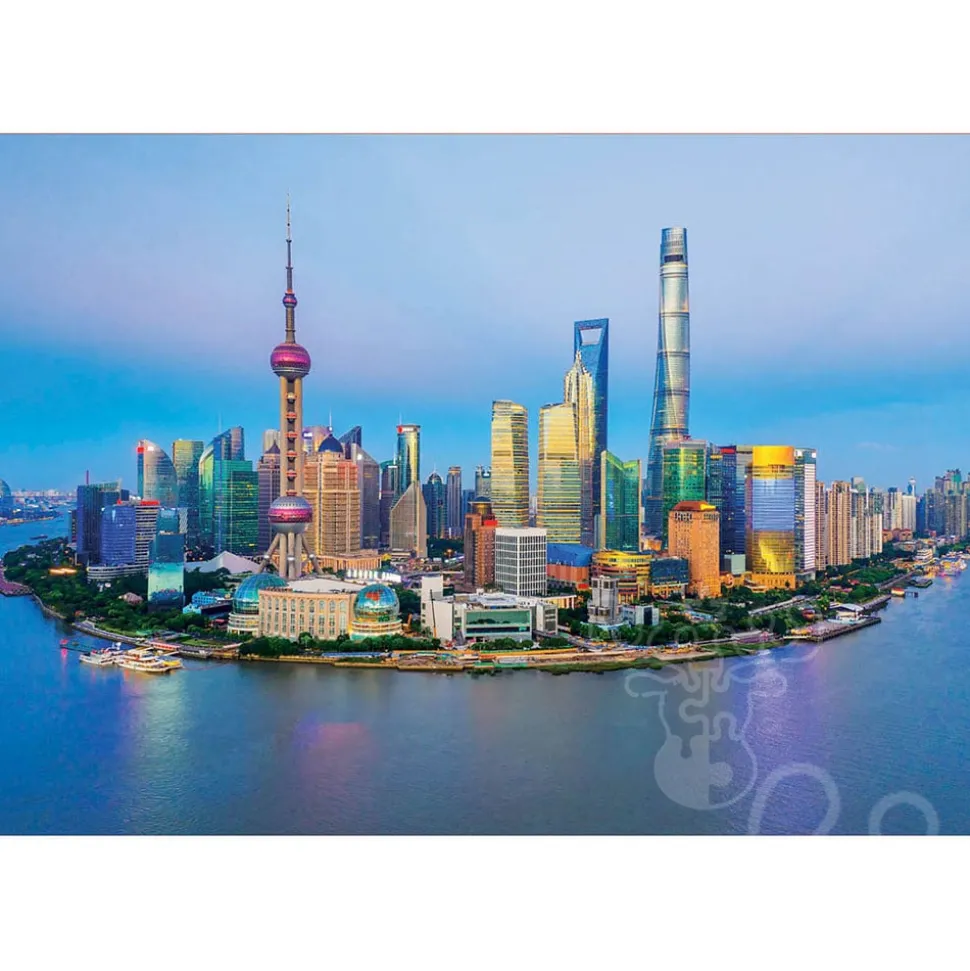 Educa Shanghai Skyline at Sunset Puzzle 1000pcs
