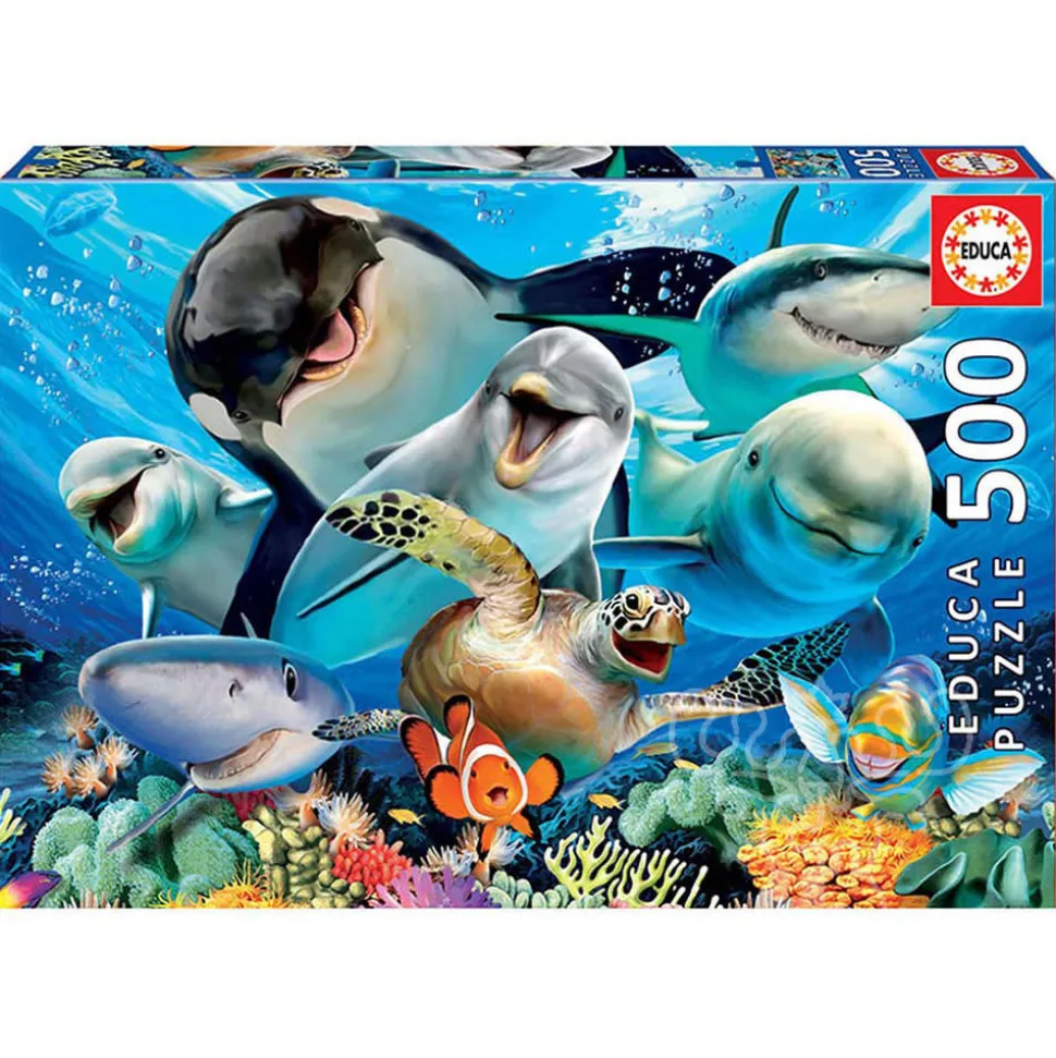 Educa Underwater Selfies Puzzle 500pcs