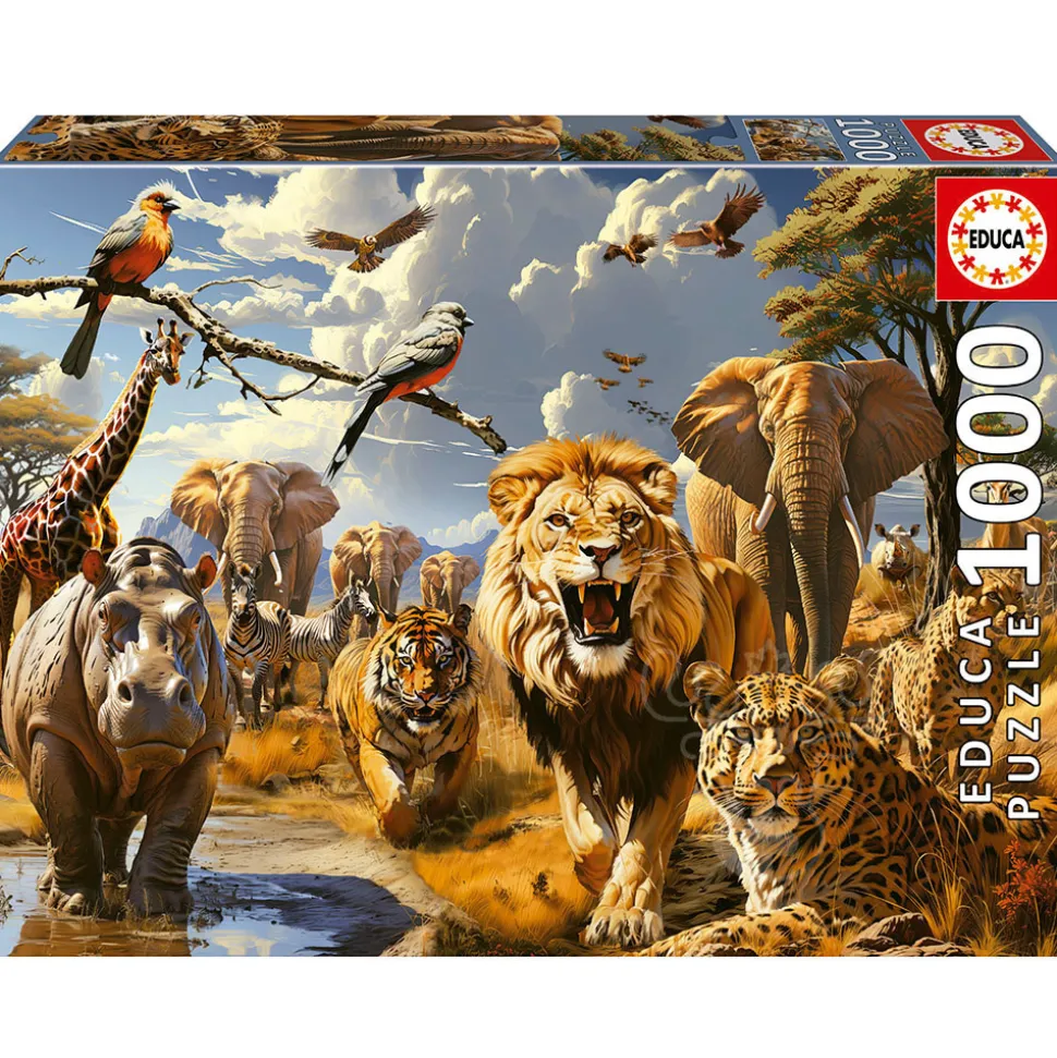 Educa Wild Animals Puzzle 1000pcs
