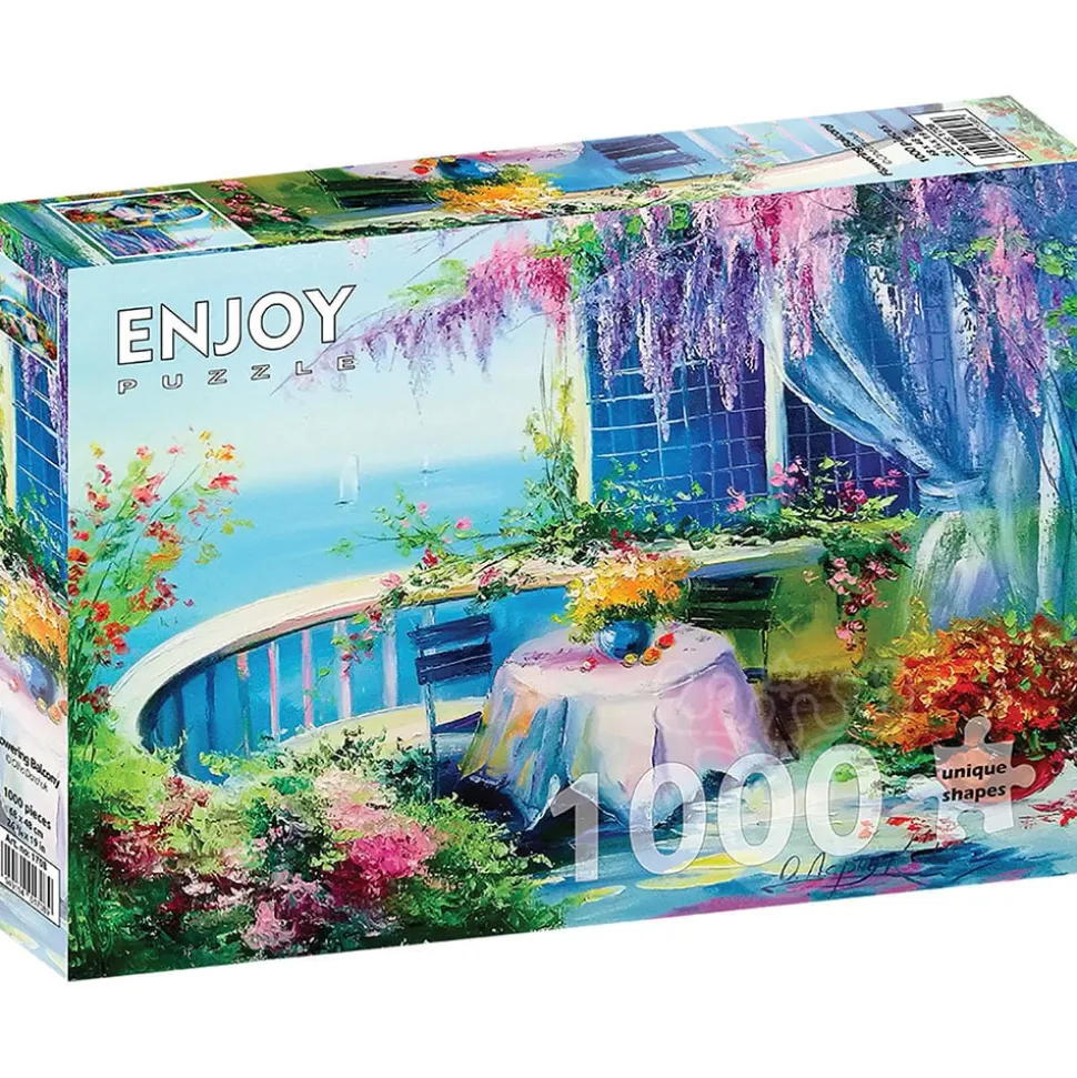 Enjoy Flowering Balcony Puzzle 1000pcs