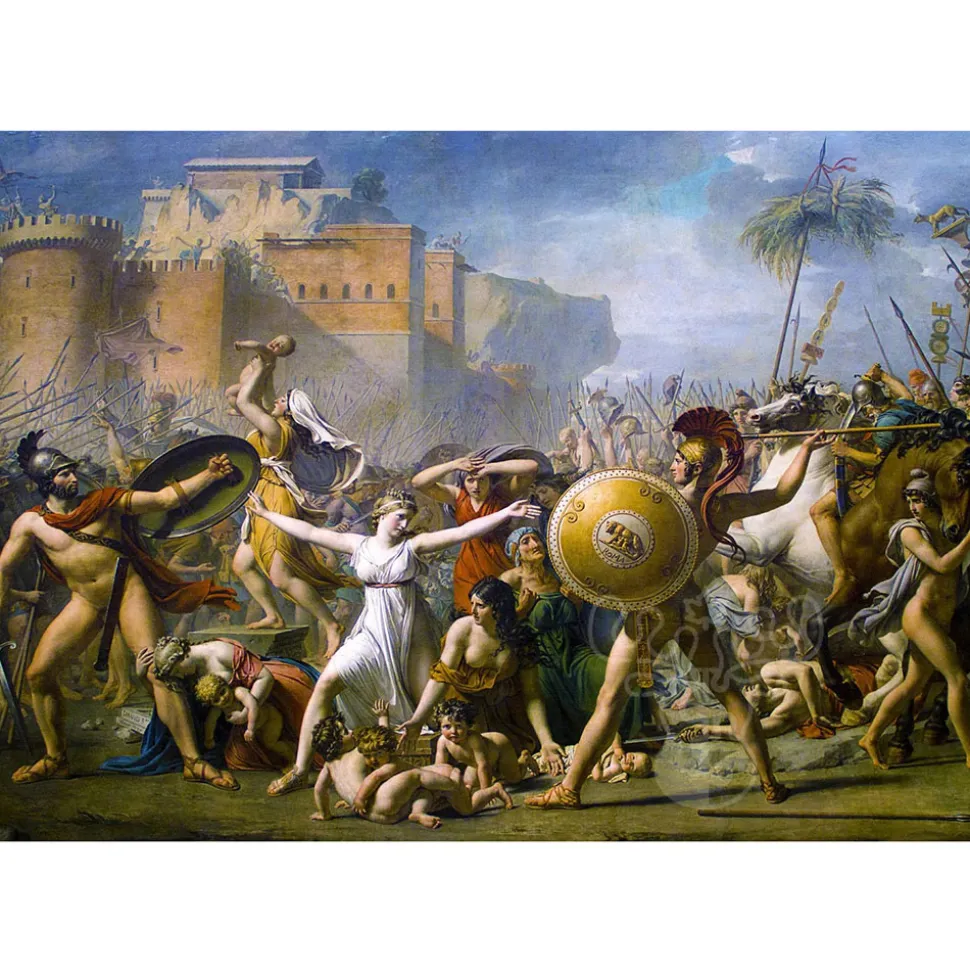 Enjoy Jacques-Louis David: The Intervention of the Sabine Women Puzzle 1000pcs