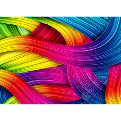 Enjoy Knitting Rainbows Puzzle 1000pcs