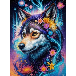 Enjoy Magical Wolf Portrait Puzzle 1000pcs