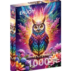 Enjoy Neon Owl Puzzle 1000pcs