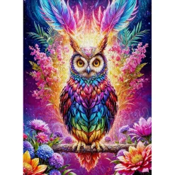 Enjoy Neon Owl Puzzle 1000pcs