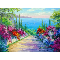 Enjoy Sunny Road to the Sea Puzzle 1000pcs