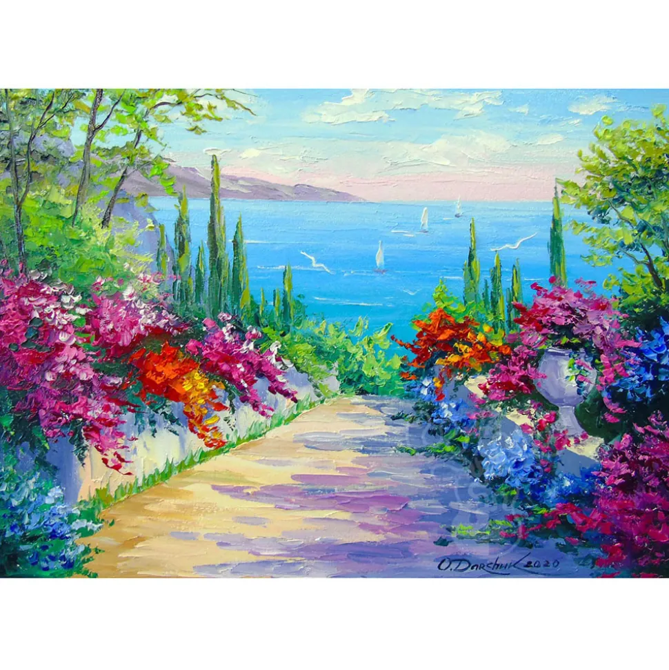 Enjoy Sunny Road to the Sea Puzzle 1000pcs