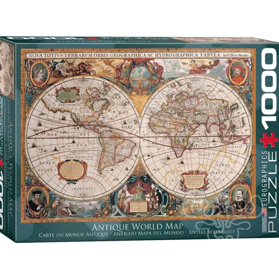 Eurographics Antique World Map (Orbis Geographica) Puzzle 1000pcs