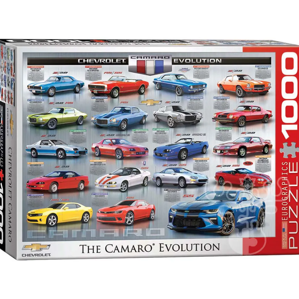 Eurographics Chevrolet Camaro Evolution Puzzle 1000pcs
