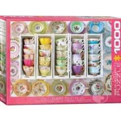 Eurographics Colorful Teacups Puzzle 1000pcs