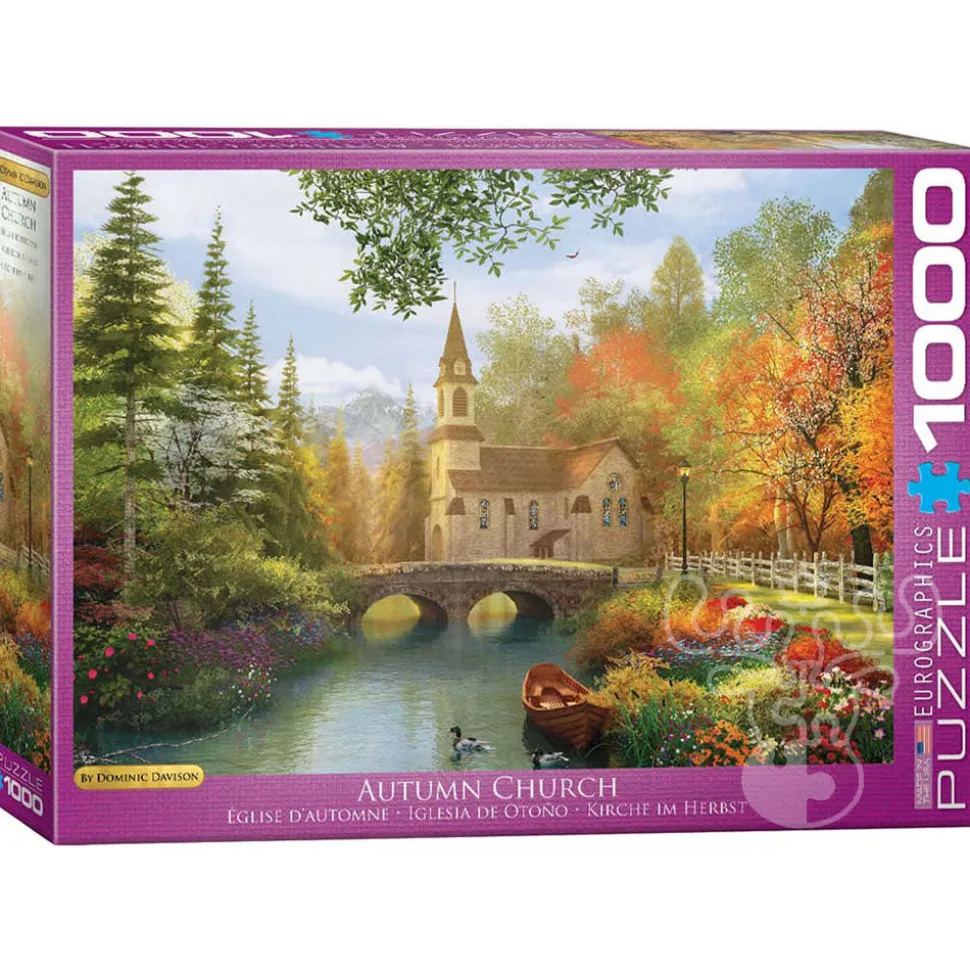 Eurographics Davison: Autumn Church Puzzle 1000pcs