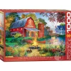 Eurographics Davison: Campfire by the Barn (Old MacDonald's Farm Store) Puzzle 1000pcs