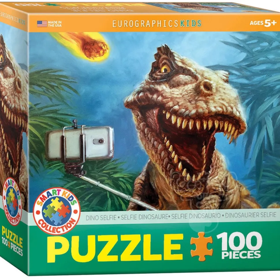 Eurographics Dinosaur Selfie Puzzle 100pcs
