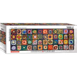 Eurographics Fine Art Kandinsky: Color Squares Panoramic Puzzle 1000pcs