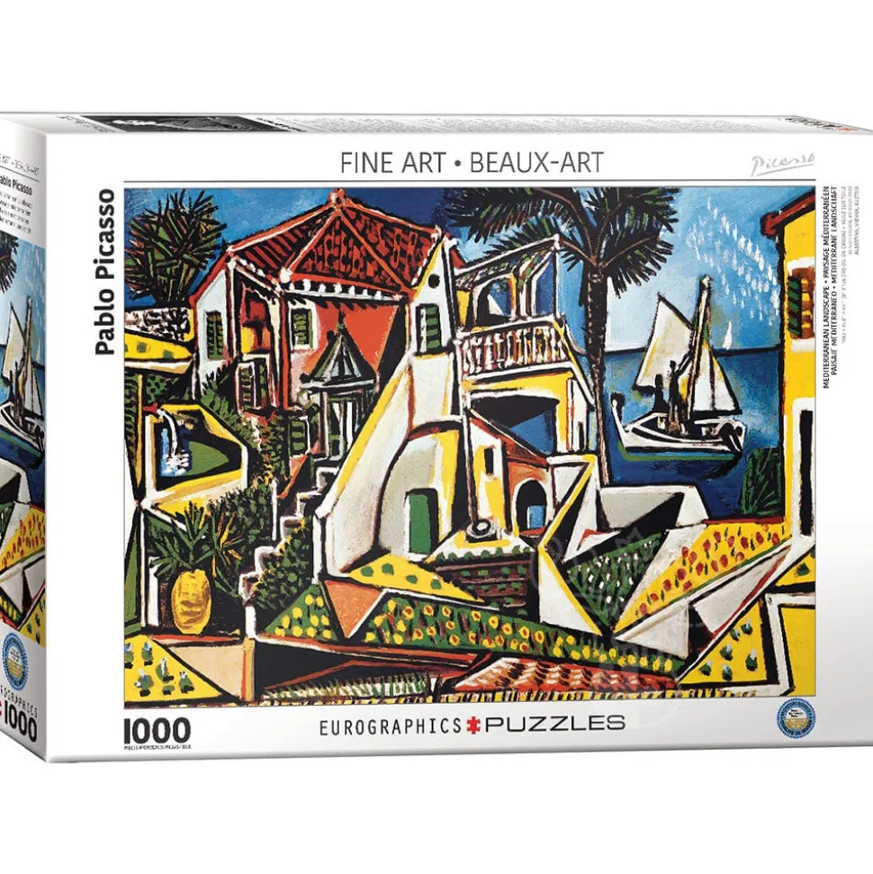 Eurographics Fine Art Picasso: Mediterranean Landscape Puzzle 1000pcs