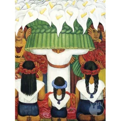 Eurographics Fine Art Rivera: Flower Festival Feast of Saint Anita Puzzle 1000pcs