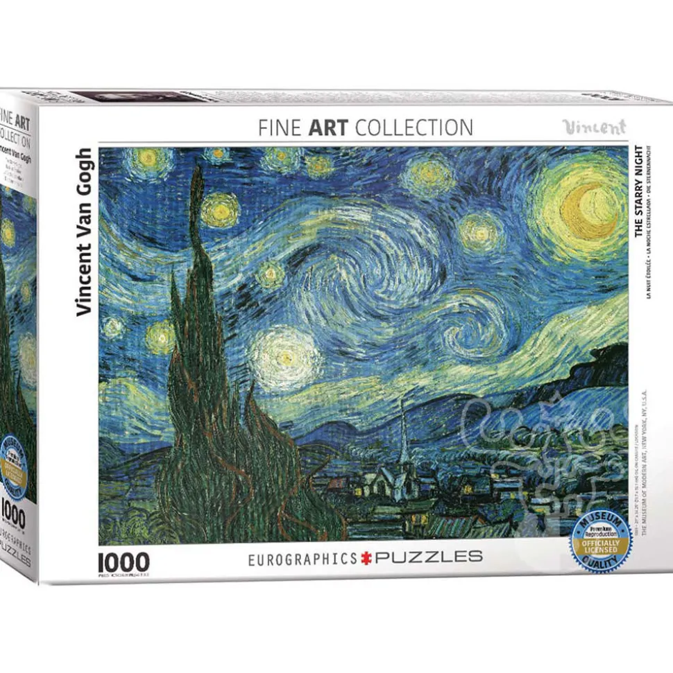 Eurographics Fine Art van Gogh: Starry Night (Nuit Etoilee) Puzzle 1000pcs