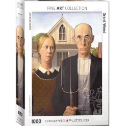 Eurographics Fine Art Wood: American Gothic Puzzle 1000pcs