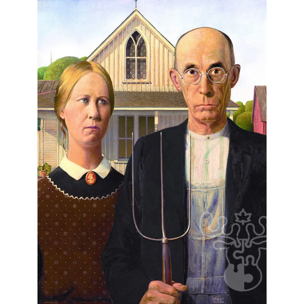 Eurographics Fine Art Wood: American Gothic Puzzle 1000pcs