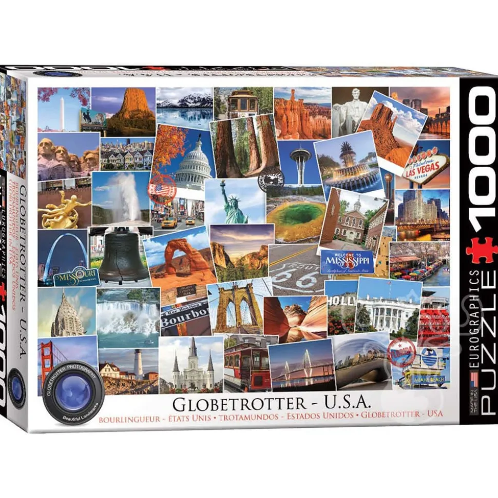 Eurographics Globetrotter USA Puzzle 1000pcs