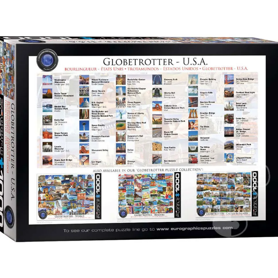 Eurographics Globetrotter USA Puzzle 1000pcs