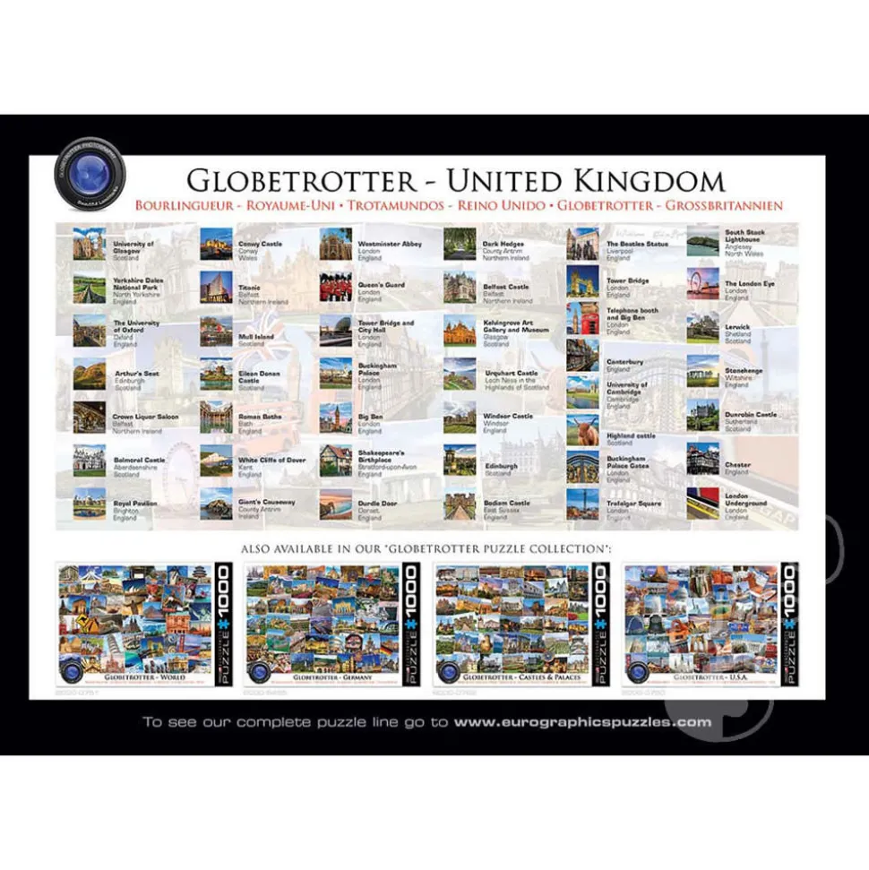 Eurographics Globetrotter United Kingdom Puzzle 1000pcs