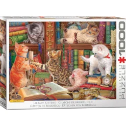 Eurographics Image World: Library Kittens Puzzle 1000pcs
