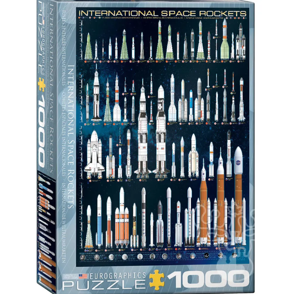 Eurographics International Space Rockets Puzzle 1000pcs