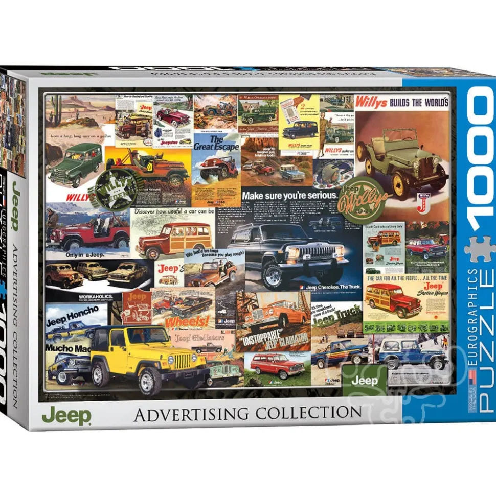 Eurographics Jeep Advertising Collection Puzzle 1000pcs