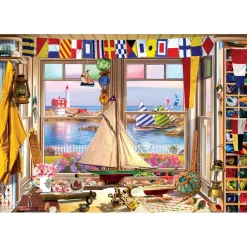 Eurographics Lighthouse Puzzle 550pcs in a Shaped Tin